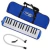 Flauta Melodica Piano 32 Notas Colegio Lincoln Me32s + Funda Color Azul