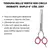 Tesoura Red Circle Desbaste Duplo 6" - Vertix - loja online