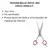 Imagem do Tesoura Red Circle Laser 6,5" - Vertix