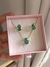 Conjunto Verde de Semijoia