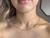 Colar com Detalhe Entrelaçado de Semijoia