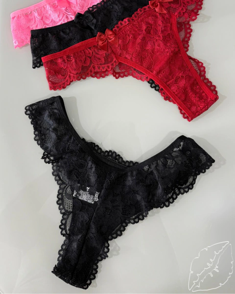 Calcinha Serena - Antialérgica fio renda - Forrada em Algodão - comprar online