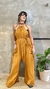 Macacão Oversized Longo Ocre Viscolinho na internet