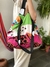 Bolsa Maxi Quadrada Dupla Face Poá Preta - Tropicália