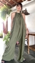 Macacão Oversized Longo Verde Viscolinho - loja online