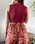 Blusa Cropped Gola Alta Marsala - comprar online