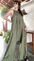 Macacão Oversized Longo Verde Viscolinho