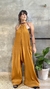 Macacão Oversized Longo Ocre Viscolinho na internet