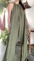 Macacão Oversized Longo Verde Viscolinho - Tropicália