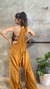 Macacão Oversized Longo Ocre Viscolinho - Tropicália