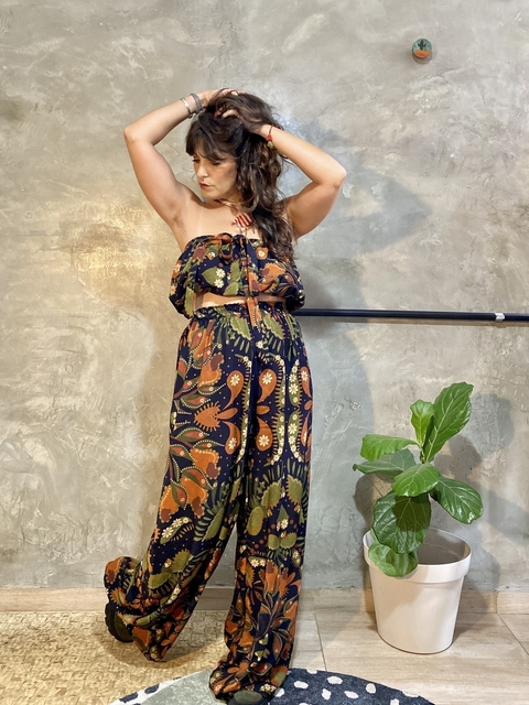 Calça Pantalona Viscose Ewé