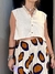 Blusa Cropped Regata Linho Natural - comprar online