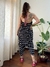 Vestido Midi / Macacão Saruel Poá P&B - loja online