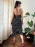 Vestido Midi / Macacão Saruel Poá P&B