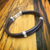 Pulseira Couro Duplo