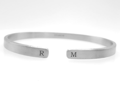 Bracelete de Titânio 4mm Personalizado