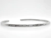 Bracelete de Titânio 3mm Personalizado
