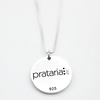 Pingente de Prata Feminino Medalha Grande Grossa