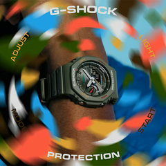 Relógio Casio G-Shock Carbon Core Guard GA-B2100FC-3ADR - loja online