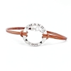 Pulseira Elo no Couro