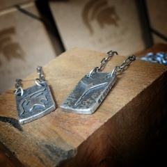 Escapulário de Prata Personalizado Tróia