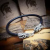 Pulseira Couro Dragão