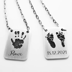 Escapulário personalizado em prata 