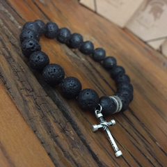 Pulseira Crucifixo Shamballa