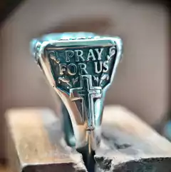 Anel de Prata Masculino A Última Ceia