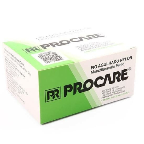 FIO PARA SUTURA NYLON CAIXA C/24 UNIDADES- PROCARE