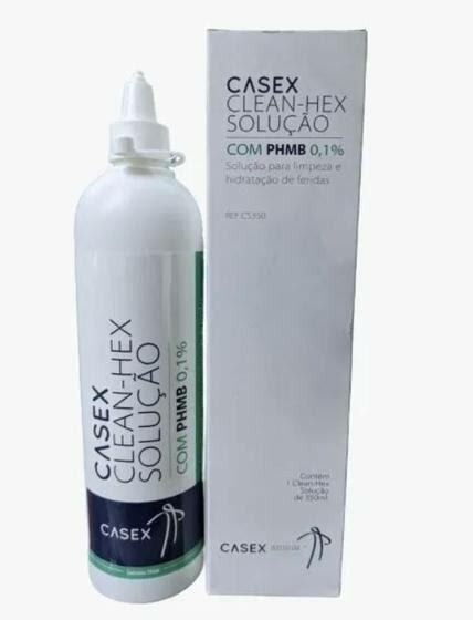CLEAN-HEX SOLUÇÃO COM PHMB 350ML - CASEX