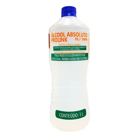 Álcool Absoluto 99,3° 1 Litro - Prolink