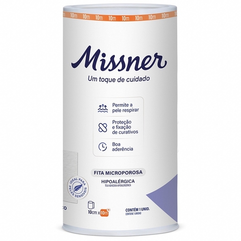 FITA MICROPORE 10X10 BRANCA - MISSNER