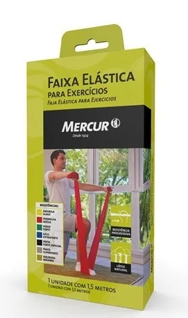 FAIXA ELÁSTICA PARA EXERCÍCIO UNIDADE - MERCUR
