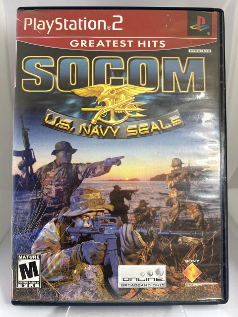 Jogo Socom U.S. Navy Seale PS2