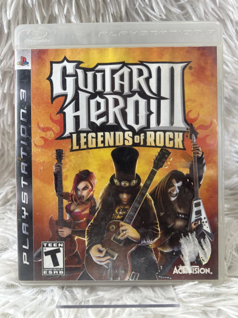 Jogo Guitar Hero 3 Legends of Rock PS3 - comprar online