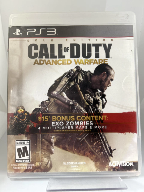 Jogo Call of Duty Advanced Warfare gold edition PS3