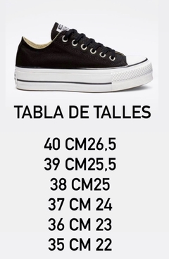 BOTAS LONA PLATAFORMA CONVERSE