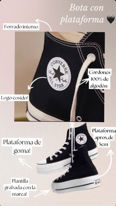 Imagen de BOTAS LONA PLATAFORMA CONVERSE