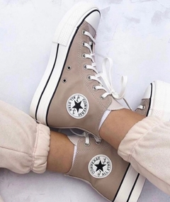 BOTAS LONA PLATAFORMA CONVERSE - Pantuflas Divertidas