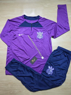 Imagem do Conjunto Corinthians treino roxa 2025