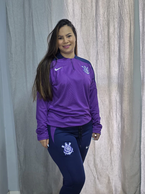 CONJUNTO DE TREINO FEMININO ROXO - comprar online
