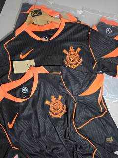TAILANDESA - KIT CASAL JOGADOR CORINTHIANS UNIFORME 3 2025 - Dk Store
