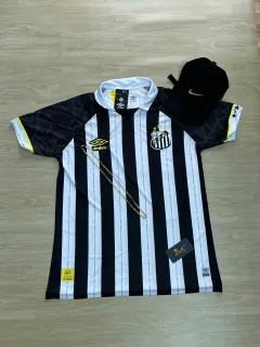 KIT SANTOS UNIF 2 23 + BONÉ NIKE PRETO