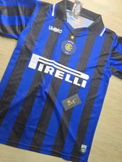 CAMISA RETRO INTER DE MILÃO ADRIANO - loja online