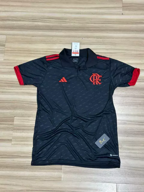 POLO PRETA FLAMNEGO NOVA
