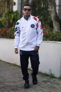 CONJUNTO PSG BRANCO / AZUL NOVO