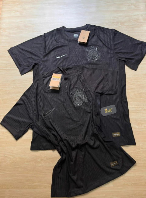 KIT CASAL - CORINTHIANS TAILANDESA BLACK JOGADOR