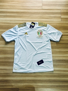 CAMISA ITALIA BRANCA COM DOURADO NOVA