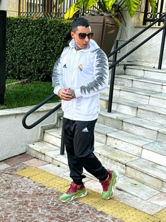 CONJUNTO REAL MADRI BRANCO/PRETO NOVO